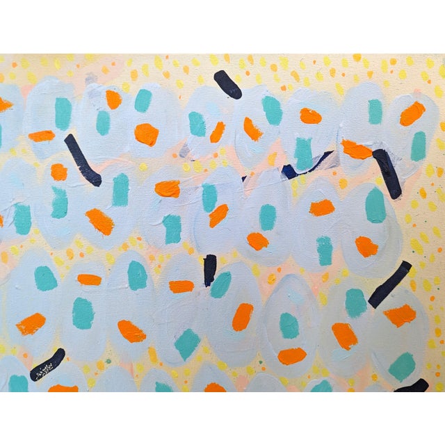 2020s Peter Healy "Bouquet" Contemporary Colorful Vibrant Abstract Geometric Painting, 2023 For Sale - Image 5 of 10