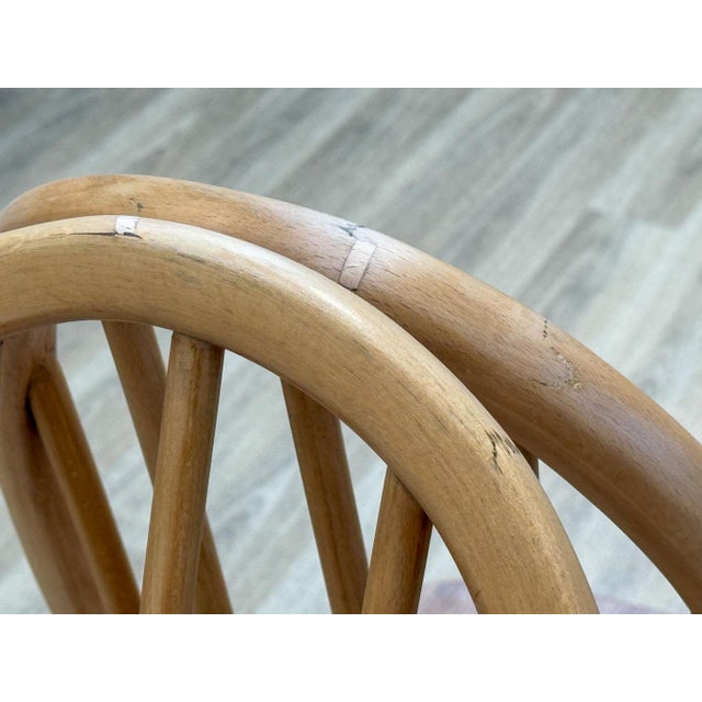 Folding Table and Quaker Chairs by Lucian Ercolani for Ercol, 1960s, Set of 5 For Sale - Image 18 of 18