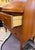 Mid Century Swedish Bookmatched Teak Roll Top Secretary Desk by Egon Ostergaard for Smi, Signed For Sale - Image 13 of 13