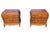 French Provincial Vintage Henredon Louis XV Style Burl Wood King Headboard & Bombe Nightstands, Set of 3 (Circa 1980s) For Sale - Image 3 of 18
