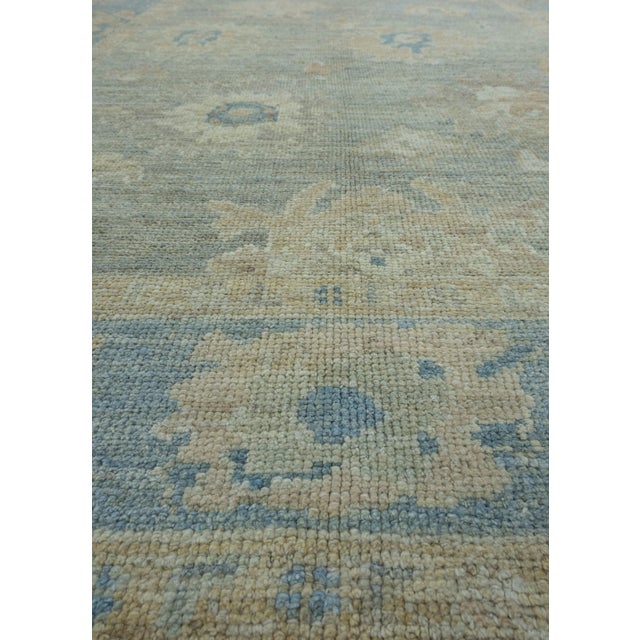 Early 21st Century Turkish Oushak Rug 5'4" x 6'9" #17243 For Sale - Image 5 of 8