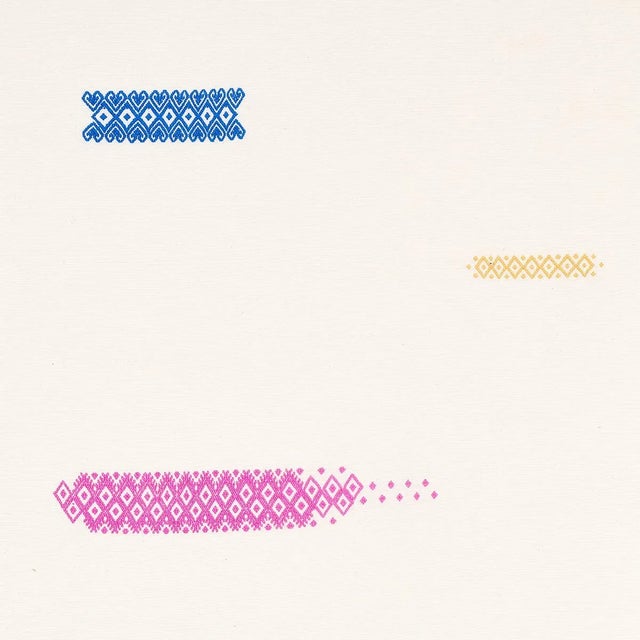 2020s Schumacher Balamil Hand Woven Panel in Multi on Ivory For Sale - Image 5 of 5