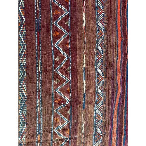 Mid-Century Moroccan Tribal Rug, 1930s For Sale - Image 11 of 18