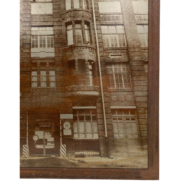 Yellow Jean-Pascal Bredenbac, Photo on Sheet Metal, Mounted on Panel, France 2000's For Sale - Image 8 of 10