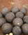 19th Century Set of 12 French Nail-Studded Boules With 2 Wooden Cochonnets For Sale - Image 4 of 8