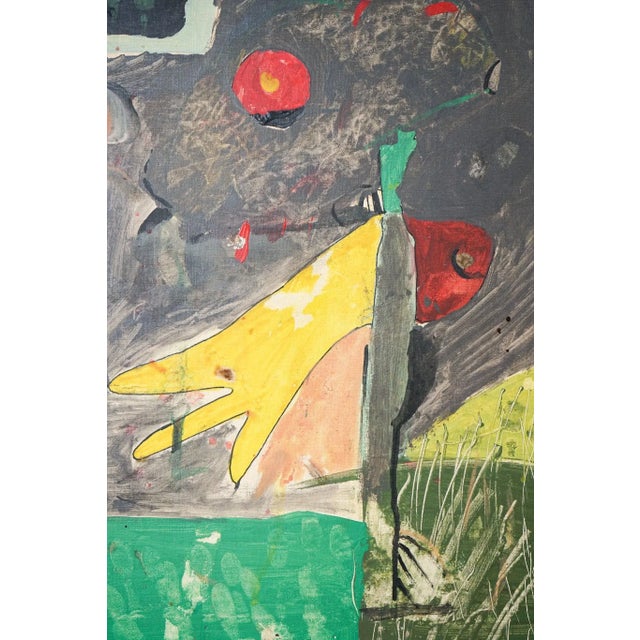 Tello, Abstract Composition, Oil on Canvas For Sale - Image 3 of 10