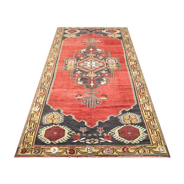 1960s 1960s Turkish Oushak Rug For Sale - Image 5 of 6