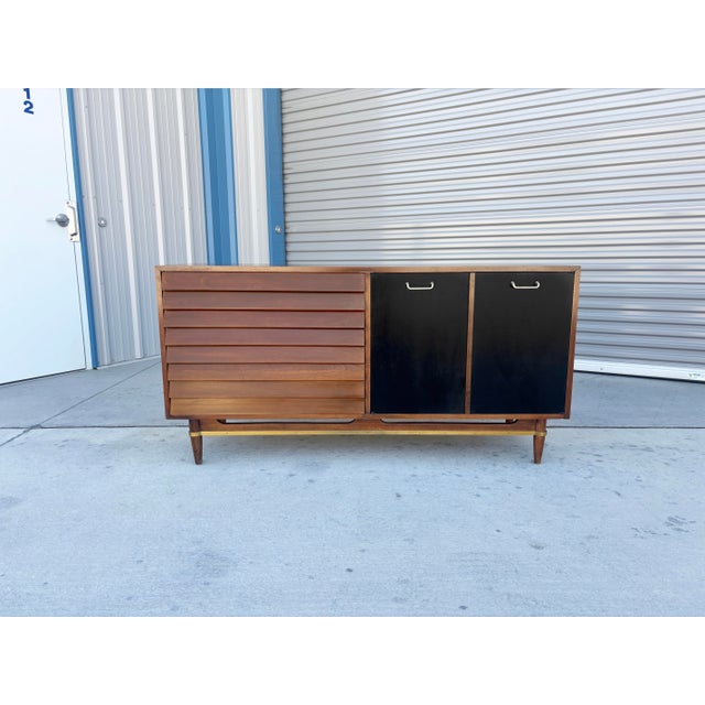✨ Mid-Century Walnut Dresser by Merton L. Gershun ✨ Designed by the renowned Merton L. Gershun for American of...