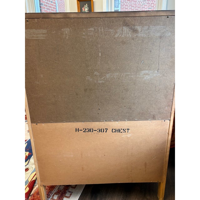 Mid 20th Century Henry Link Faux Bamboo Gentelmen's Chest For Sale - Image 12 of 14
