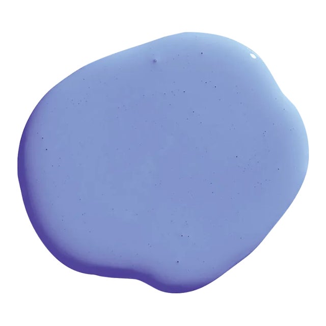 BACKDROP Adhesive Sample Swatch in Stromboli Chess Club (Vibrant Cornflower Blue) For Sale