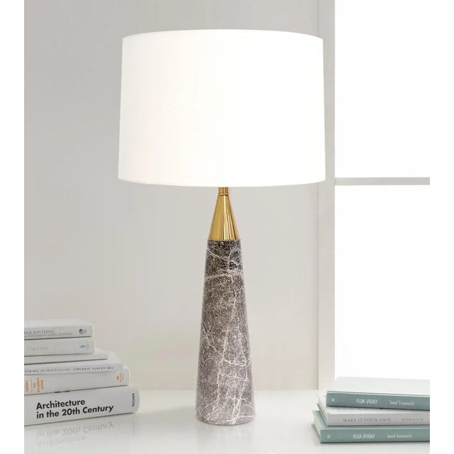 2020s Pasargad Home Radiance Spire Marble Accented Table Lamp For Sale - Image 5 of 7