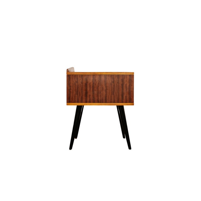 Brown Vintage Side Table, 1960s For Sale - Image 8 of 8