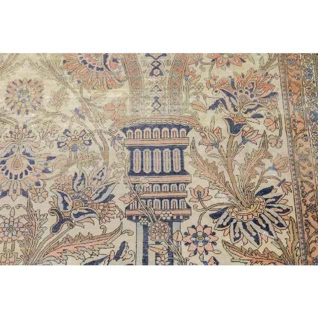 Late 19th Century Antique Mohtasham Kashan Rug 6'9'' x 9'7'' For Sale - Image 10 of 12