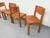 Vintage Chairs in Elm and Leather from Maison Regain, 1970s-1980s, Set of 4 For Sale - Image 6 of 18