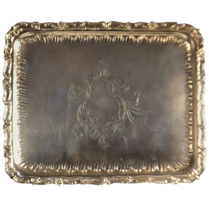 19th Century Sterling Silver Tray
