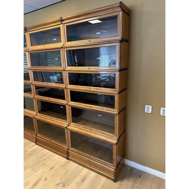 Large Display Bookcase from Globe Wernicke, 1890s, Set of 24 For Sale - Image 11 of 16