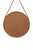 Round Pine Wall Mirror by Uno & Östen Kristiansson, Sweden, 1960s For Sale - Image 8 of 9