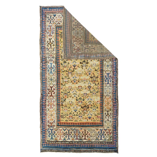 Traditional Antique Ivory Caucasian Area Rug For Sale - Image 3 of 11