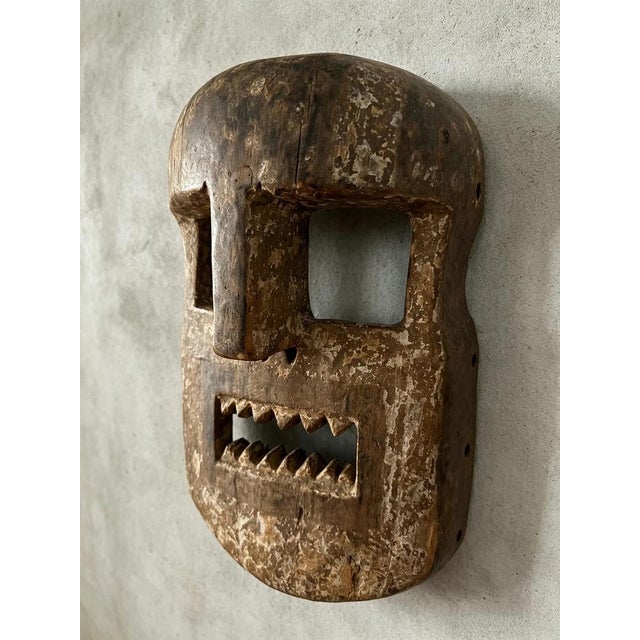 Brown Vintage Kumu Divination Mask, D.R. Congo, 1920s For Sale - Image 8 of 10