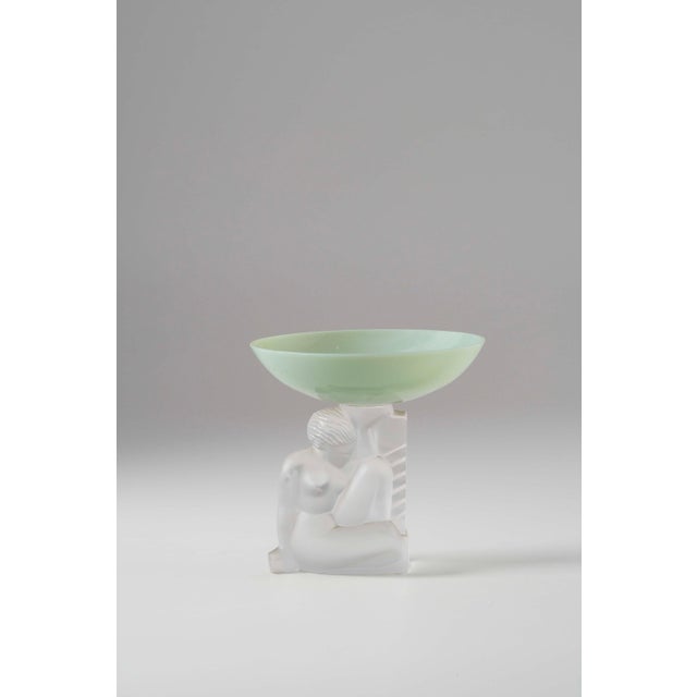Art Deco Crystal Bowl from Cristal Sèvres, France, 1930s For Sale - Image 3 of 8