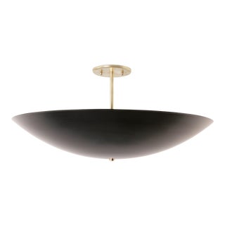 Atelier De Troupe Black Dome Pendant Light For Sale