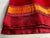 Late 20th C. Boxed Set of 4 Walai Crimson & Orange Stripe Silk Placemats & Napkins For Sale - Image 10 of 18