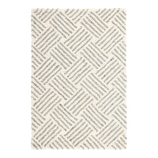 Dash & Albert by Annie Selke Layers Hooked Wool Rug, 5' x 8' For Sale