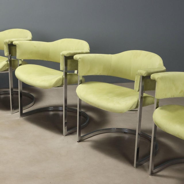 Vintage Chairs by Vittorio Introini, 1970s, Set of 6 For Sale - Image 4 of 10