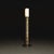 Not Yet Made - Made To Order Handcrafted Ceramic Floor Lamp in With Linen Cylinder Lampshade in Gasoline Gloss Glaze For Sale - Image 5 of 6