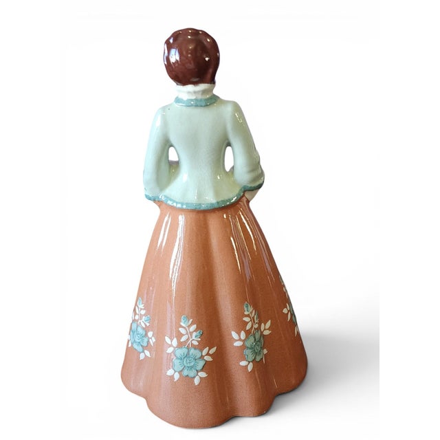 Mid-Century Modern Vintage Mid Century Modern Zaida S-Quire Ceramics of Ca Woman Figurine C1950s For Sale - Image 3 of 6