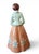 Mid-Century Modern Vintage Mid Century Modern Zaida S-Quire Ceramics of Ca Woman Figurine C1950s For Sale - Image 3 of 6