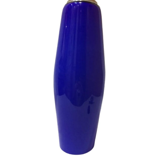 Blue Opaline Pendant Lamp, 1950s For Sale - Image 6 of 9