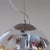 Silver Italian Modern Space Age Glass and Silver Metal Pendant Light from Artemide, 1980s For Sale - Image 8 of 12