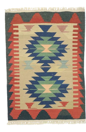 Vintage Persian Shiraz Kilim Rug - 02'00 X 02'10