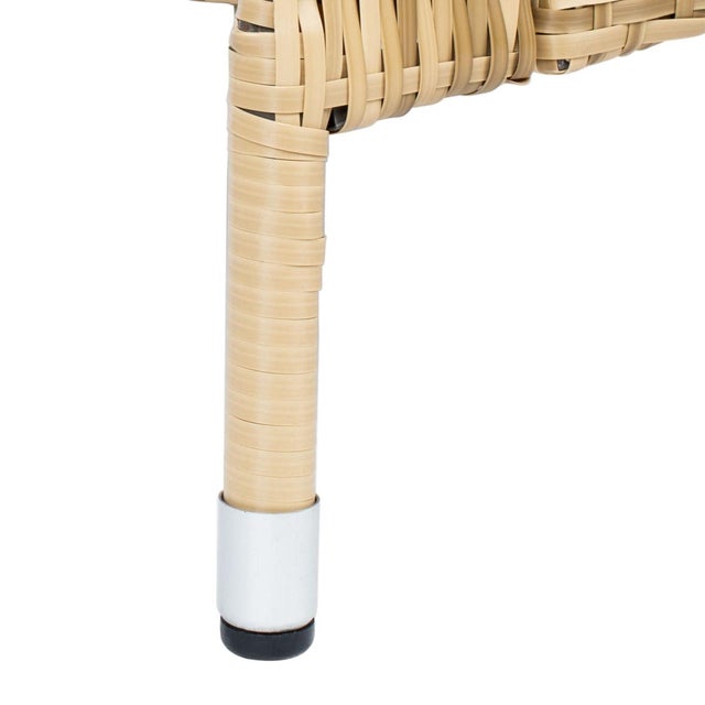 Edna 3-Piece Lounge Set, Natural/White Cushion For Sale In Philadelphia - Image 6 of 10