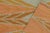 Textile Rug & Kilim’s Scandinavian Style kilim in Orange, Gold & Blue Geometric Pattern - 12x18 For Sale - Image 7 of 7