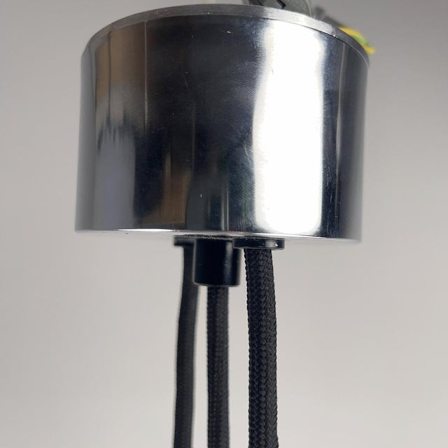 Gray Grey Pendant Lamp with Counterweight, Germany, 1950s For Sale - Image 8 of 11