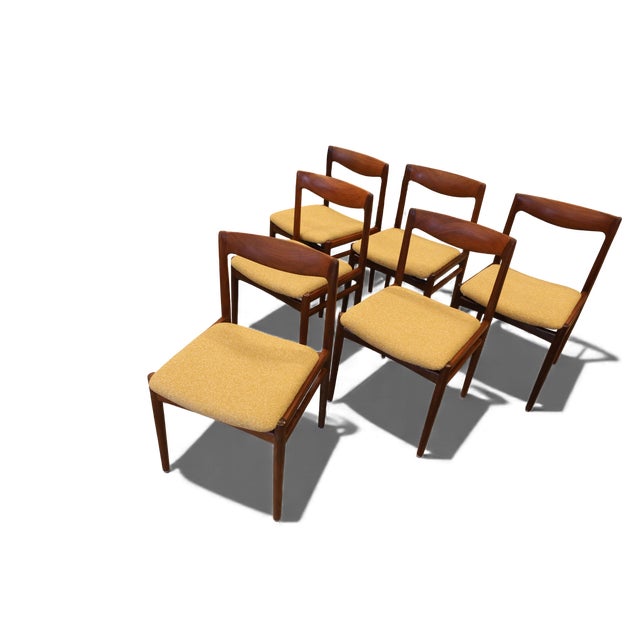 Chairs in Walnut by Gustav Herkströter for Lübke, 1960s, Set of 6 For Sale - Image 13 of 18
