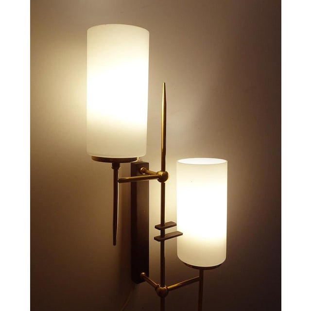 Vintage Modernist Wall Lights from Lunel, 1960s, Set of 2 For Sale - Image 14 of 18