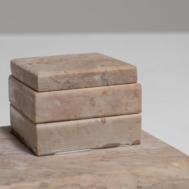Early 20th Century France Antique White Marble Desk Set For Sale - Image 14 of 15