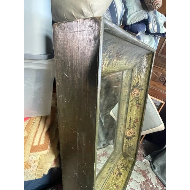 Large 1940s Italian Framed Decorative Mirror For Sale - Image 9 of 12