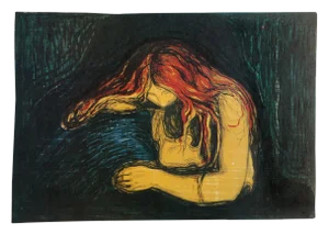 Edvard Munch, Vampire Ii, Poster