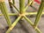 McGuire Furniture Pistachio Bamboo + Leather Dining Table + Set of Eight Chairs For Sale - Image 9 of 12