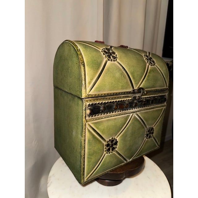 Introduce a touch of old-world sophistication to your space with this striking "Milford" Large Decorative Box Trunk by...