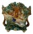Late 19th Century French Majolica Jardinere With Hunting Scenes For Sale