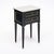 Pair of French Louis XVI Style Ebonized and Brass Marble-Top Side Tables For Sale In Austin - Image 6 of 9