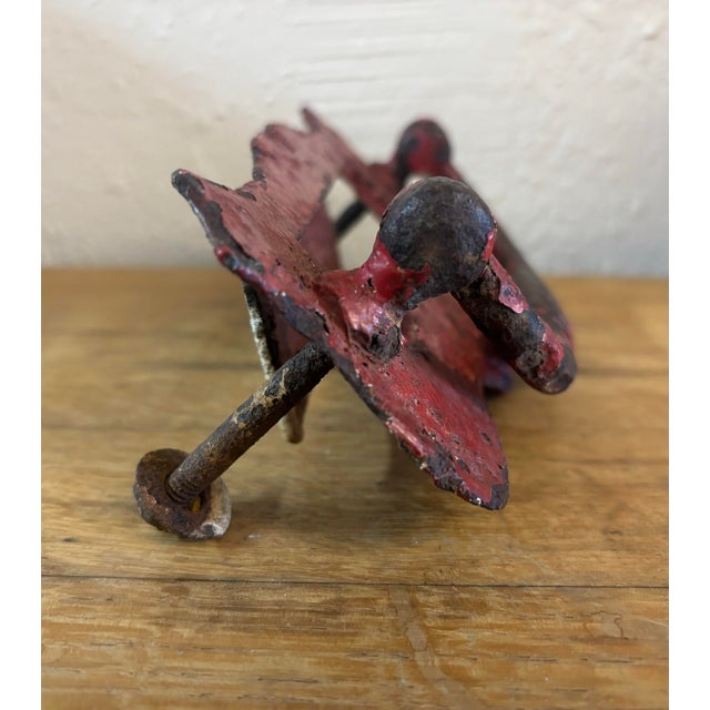 English Antique English Door Knocker With Letter Slot For Sale - Image 3 of 5