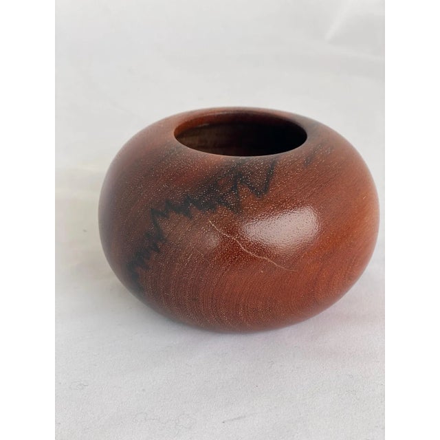 Contemporary Small Custom Vessel Made From Myrtle Wood For Sale In New York - Image 6 of 8