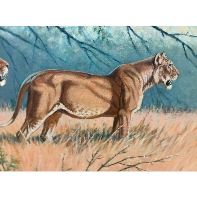 Mid 20th Century Mid 20th Century Walter J. Wilwerding Oil Painting For Sale - Image 5 of 12
