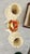 Pair of Vintage Ivory Ceramic Rose Double Candle Holders For Sale - Image 11 of 18